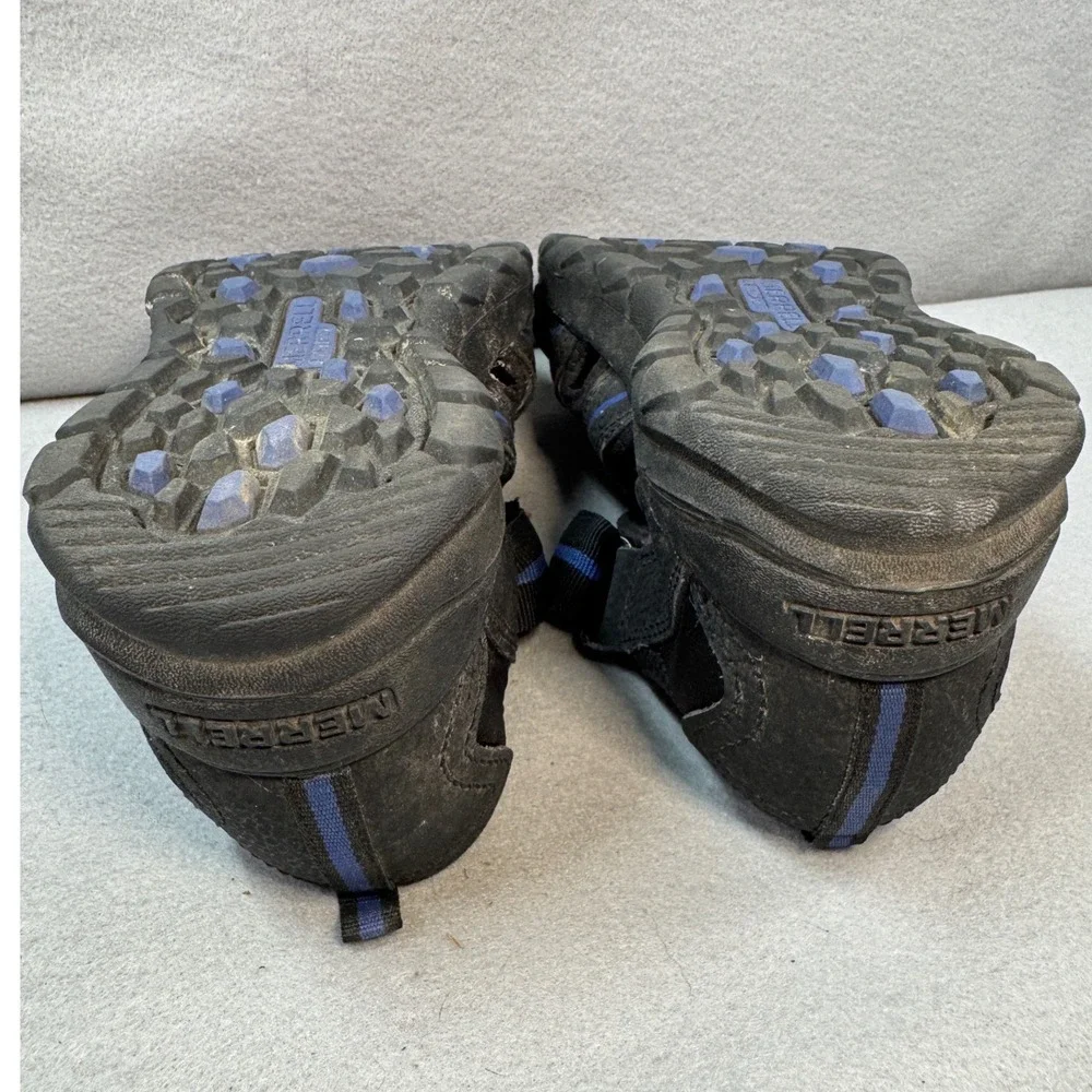 Merrell Hydro Kids Size 4 Black Good Outdoor Sport Water Hiking Sandals Unisex